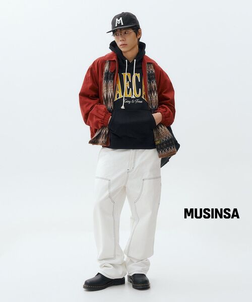 AECA（エイカ）の「AECA SYMBOL FELT HOODIE-BLACK（パーカー・レディース・その他・X-LARGE/SMALL/MEDIUM/LARGE）」の6枚目の写真