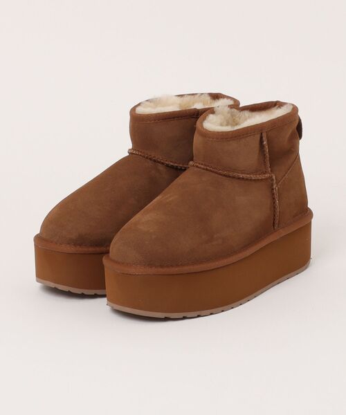 EMU Australia(エミューオーストラリア)の「《EMU Australia》Stinger Micro Flatform(ブーツ・レディース・ブラック/ブラウン・US7/US8/US6)」の2枚目の写真