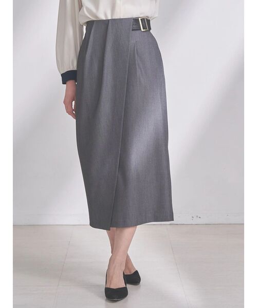 TONAL(トーナル)の「アシメベルトタックスカート(スカート・レディース・ベージュ/ブラウン/グレー・SMALL/MEDIUM)」の21枚目の写真