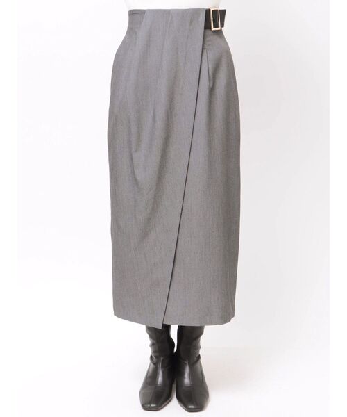 TONAL(トーナル)の「アシメベルトタックスカート(スカート・レディース・ベージュ/ブラウン/グレー・SMALL/MEDIUM)」の17枚目の写真