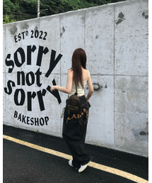 WKNDRS（ウィーキャンドース）の「DWARF DENIM PANTS (BLACK)（デニムパンツ）」
