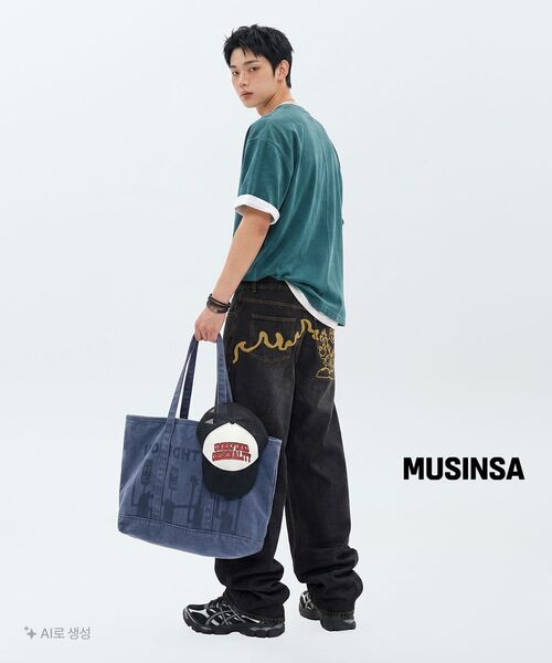 WKNDRS(ウィーキャンドース)の「DWARF DENIM PANTS (BLACK)(デニムパンツ・レディース・その他・LARGE/MEDIUM/SMALL/X-LARGE)」の14枚目の写真