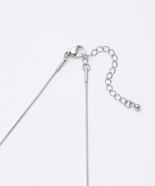 COLONY 2139（コロニートゥーワンスリーナイン）の「ステンレススネークチェーンネックレス（ネックレス・メンズ・シルバー・FREE）」の5枚目の写真