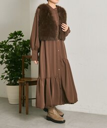 ear PAPILLONNER | 裾バルーンワンピース【SUM1 STYLE】(ワンピース)