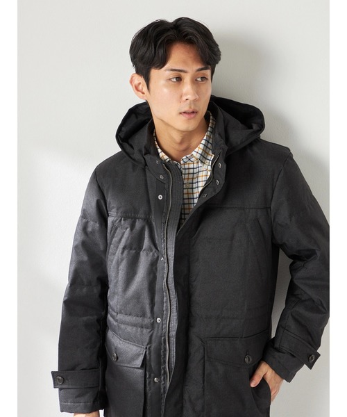 セール】ウール調ミドル丈ダウン（ダウンジャケット/コート