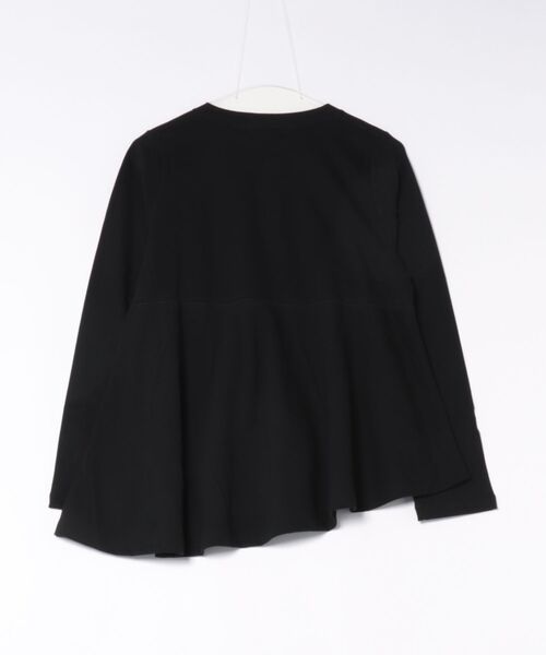 gomme(ゴム)の「ドットアシメカーディガン(カーディガン/ボレロ・レディース・ブラック/チャコールグレー・MEDIUM)」の8枚目の写真