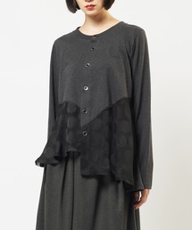 gomme | ドットアシメカーディガン(カーディガン/ボレロ)