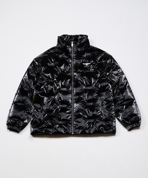 BOY LONDON（ボーイロンドン）の「【BOY LONDON】BOY LOGO GLOSSY DOWN BLOUSON BLACK（ダウンジャケット/コート・メンズ・ブラック・X-LARGE/MEDIUM）」の3枚目の写真