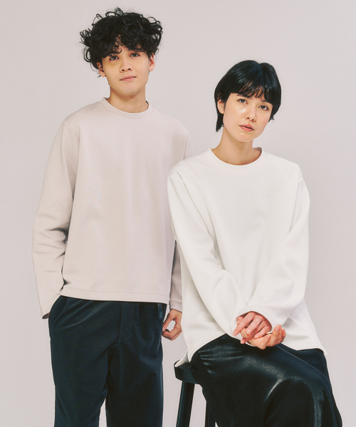 417 EDIFICE（フォーワンセブンエディフィス）の「WEB限定 ”蓄熱”【Calefit】ヒートシフトユーティリティL/S Tee（Tシャツ/カットソー・メンズ・ホワイト/ブラック/グレー・SMALL/LARGE/XX-LARGE/X-LARGE/MEDIUM）」の6枚目の写真