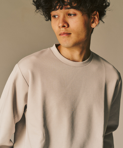 417 EDIFICE（フォーワンセブンエディフィス）の「WEB限定 ”蓄熱”【Calefit】ヒートシフトユーティリティL/S Tee（Tシャツ/カットソー・メンズ・ホワイト/ブラック/グレー・SMALL/LARGE/XX-LARGE/X-LARGE/MEDIUM）」の2枚目の写真