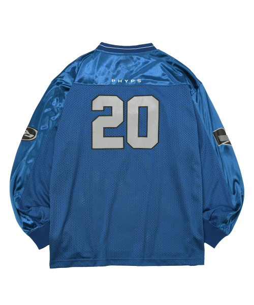 PHYPS MOTORCYCLE（フィップスモーターサイクル）の「Original Wing logo Mesh Long Sleeve Blue Green（Tシャツ/カットソー・レディース・その他・SMALL/MEDIUM/LARGE/X-LARGE）」の2枚目の写真
