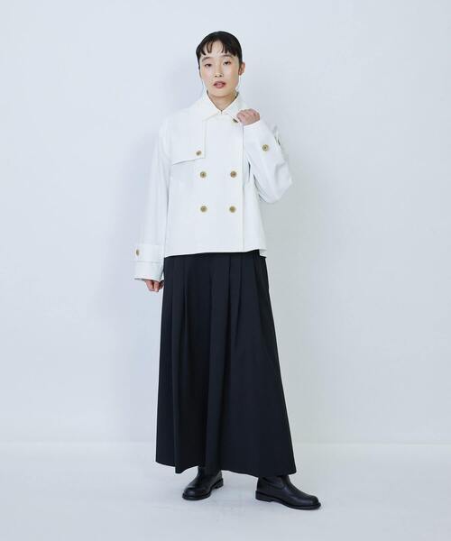 LOISIR（ロワズィール）の「ウール混ギャバワイドパンツ（その他パンツ・レディース・ベージュ/グレー/ブラック・40/38/36）」の13枚目の写真