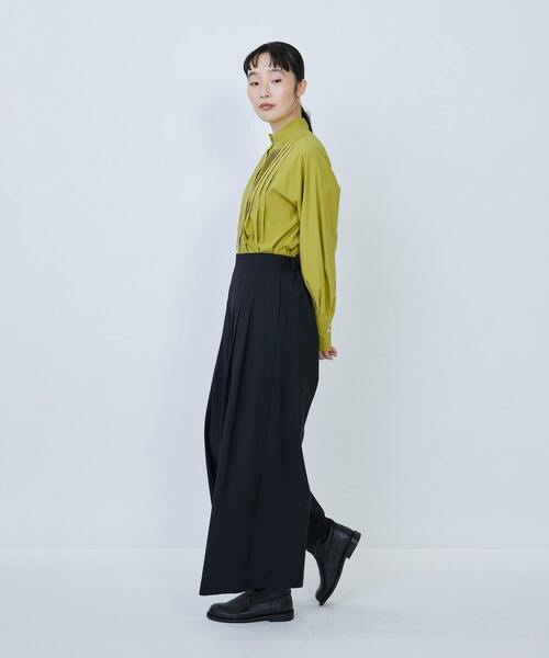 LOISIR（ロワズィール）の「ウール混ギャバワイドパンツ（その他パンツ・レディース・ベージュ/グレー/ブラック・40/38/36）」の16枚目の写真