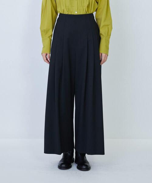 LOISIR（ロワズィール）の「ウール混ギャバワイドパンツ（その他パンツ・レディース・ベージュ/グレー/ブラック・40/38/36）」の18枚目の写真