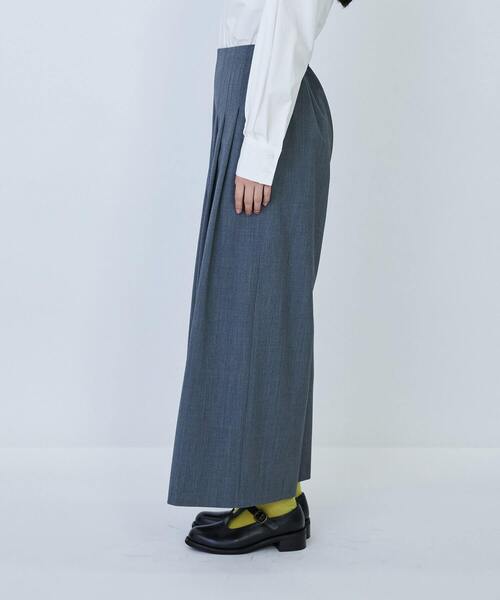 LOISIR（ロワズィール）の「【12月ベストセラーブランド内2位】ウール混ギャバワイドパンツ（その他パンツ・レディース・ベージュ/グレー/ブラック・40/38/36）」の11枚目の写真