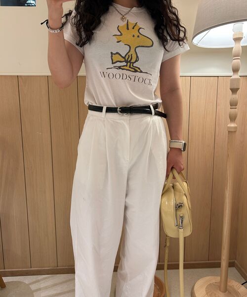 LADY VOLUME(レディーボリューム)の「ウッドストックTシャツ (アイボリー)(Tシャツ/カットソー・レディース・その他・SMALL/MEDIUM)」の5枚目の写真