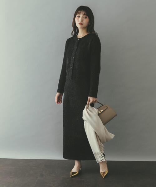 URBAN RESEARCH ROSSO WOMEN(アーバンリサーチ ロッソ)の「ラメシャギーニットスカート(スカート・レディース・ブラック/ブルー系その他・FREE)」の15枚目の写真