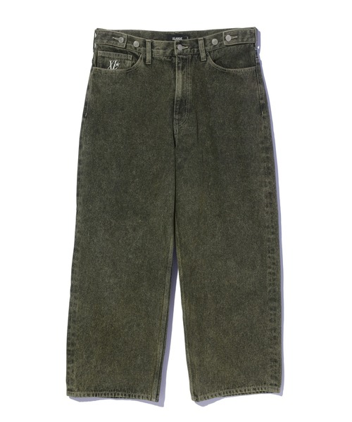 XLARGE（エクストララージ）の「EMBOSSED DENIM PANTS（デニムパンツ・メンズ・ブラック/ベージュ/パープル・30inch/32inch/34inch/36inch）」の14枚目の写真