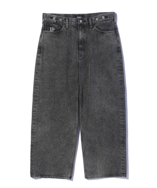 XLARGE（エクストララージ）の「EMBOSSED DENIM PANTS（デニムパンツ・メンズ・ブラック/ベージュ/パープル・30inch/32inch/34inch/36inch）」の18枚目の写真