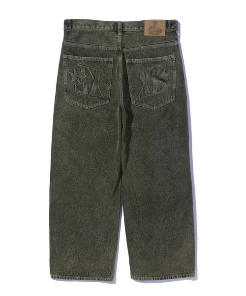 XLARGE（エクストララージ）の「EMBOSSED DENIM PANTS（デニムパンツ・メンズ・ブラック/ベージュ/パープル・30inch/32inch/34inch/36inch）」の15枚目の写真