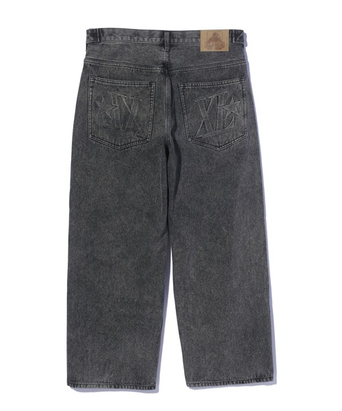 XLARGE（エクストララージ）の「EMBOSSED DENIM PANTS（デニムパンツ・メンズ・ブラック/ベージュ/パープル・30inch/32inch/34inch/36inch）」の19枚目の写真
