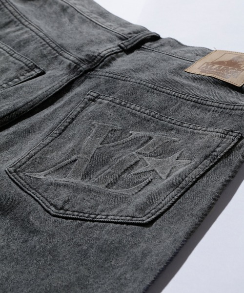 XLARGE（エクストララージ）の「EMBOSSED DENIM PANTS（デニムパンツ・メンズ・ブラック/ベージュ/パープル・30inch/32inch/34inch/36inch）」の20枚目の写真