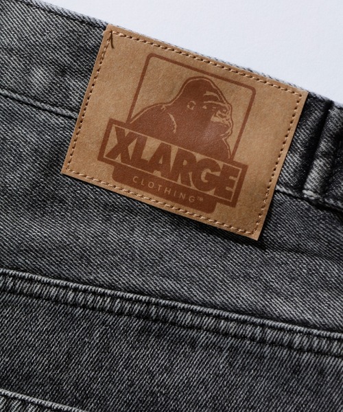 XLARGE（エクストララージ）の「EMBOSSED DENIM PANTS（デニムパンツ・メンズ・ブラック/ベージュ/パープル・30inch/32inch/34inch/36inch）」の21枚目の写真
