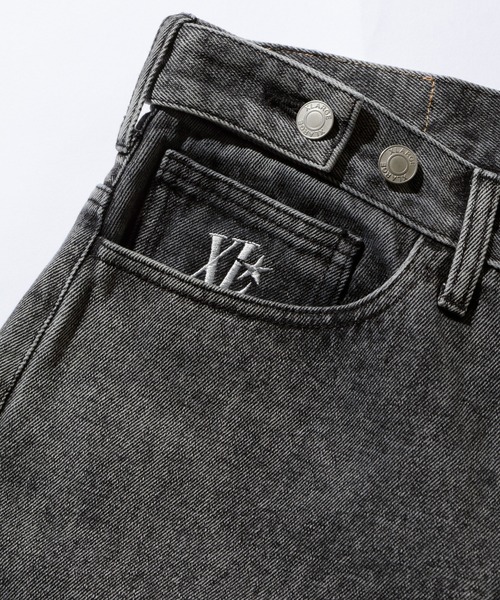 XLARGE（エクストララージ）の「EMBOSSED DENIM PANTS（デニムパンツ・メンズ・ブラック/ベージュ/パープル・30inch/32inch/34inch/36inch）」の22枚目の写真