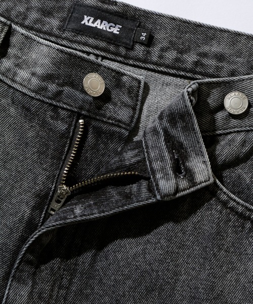 XLARGE(エクストララージ)の「EMBOSSED DENIM PANTS(デニムパンツ・メンズ・ブラック/ベージュ/パープル・30inch/32inch/34inch/36inch)」の19枚目の写真