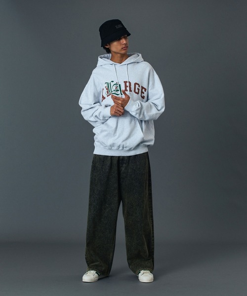 XLARGE（エクストララージ）の「EMBOSSED DENIM PANTS（デニムパンツ・メンズ・ブラック/ベージュ/パープル・30inch/32inch/34inch/36inch）」の4枚目の写真