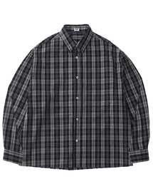 HUKE（ヒューク）の「ヴィンテージウォッシングブラックチェックシャツ（シャツ/ブラウス）」