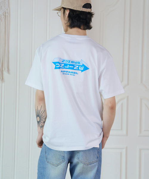CAMEL WORK(キャメルワーク)の「アンラインナンバー半袖Tシャツ(ホワイト)(Tシャツ/カットソー・メンズ・その他・MEDIUM/LARGE/X-LARGE)」の1枚目の写真