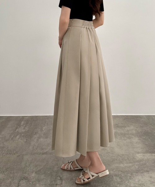 CENEA(セネア)の「ファスナースリットプリーツスカート(スカート・レディース・アイボリー/ブラック/チャコール・LARGE/MEDIUM/SMALL)」の11枚目の写真