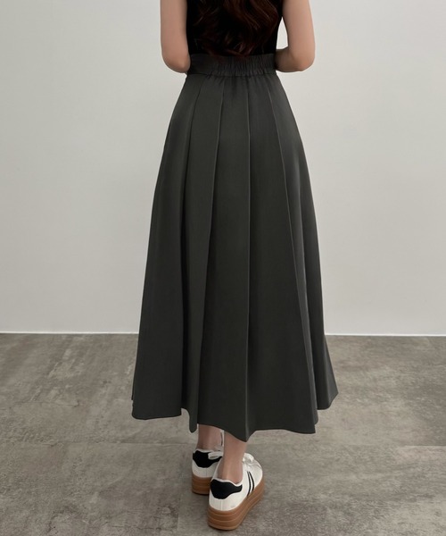 CENEA(セネア)の「ファスナースリットプリーツスカート(スカート・レディース・アイボリー/ブラック/チャコール・LARGE/MEDIUM/SMALL)」の14枚目の写真