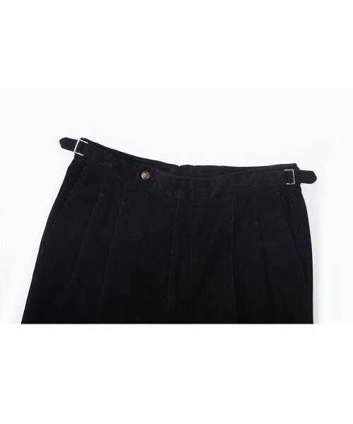 MANNERGRAM(マナーグラム)の「コーデュロイツープリーツハイブリッドパンツブラック(その他パンツ・メンズ・その他・M(32)/L(34)/S(30)/XL(36))」の4枚目の写真