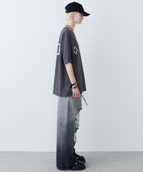 AIVER（アイバー）の「AIVER　MED CROSS S/S TEE（Tシャツ/カットソー・メンズ・チャコールグレー/ブラック・LARGE/MEDIUM/SMALL）」の15枚目の写真
