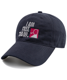OPEN ATTITUDE（オープンアティチュード）の「I AM FREE COTTON BALL CAP-NAVY（キャップ）」