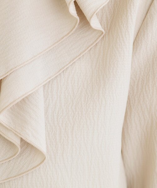 grove（グローブ）の「【手洗いOK】フロントラッフルフリルブラウス（シャツ/ブラウス・レディース・ブラウン系その他/オフホワイト・02/03/01/05/04）」の10枚目の写真