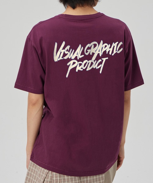 BY.L(バイエル)の「ペイズリーグラフィティロゴ半袖Tシャツワイン(Tシャツ/カットソー・メンズ・その他・MEDIUM/LARGE/X-LARGE)」の2枚目の写真