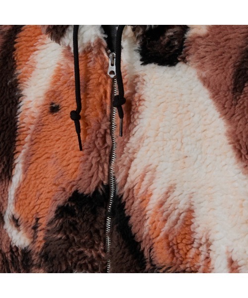 OBEY（オベイ）の「OBEY HORSES SHERPA JACKET（オベイ ホーシズ シェルパ ジャケット）（ブルゾン・メンズ・ブラウン系・LARGE/X-LARGE/MEDIUM）」の3枚目の写真