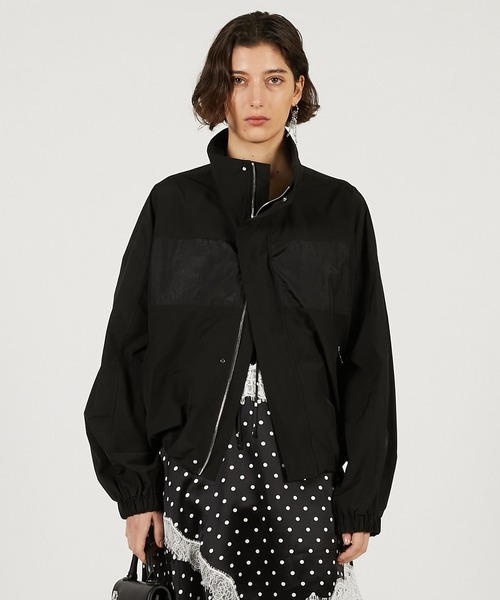 2026Spring Pre-Order】ライトタフタトラックブルゾン / Light Taffeta