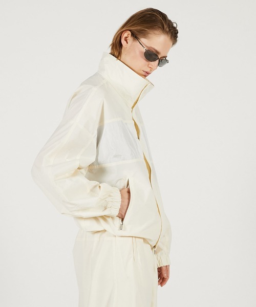 PRANK PROJECT（プランクプロジェクト）の「【2026Spring Pre-Order】ライトタフタトラックブルゾン / Light Taffeta Track Blouson（ブルゾン・レディース・ブラック/アイボリー/レッド・FREE）」の10枚目の写真