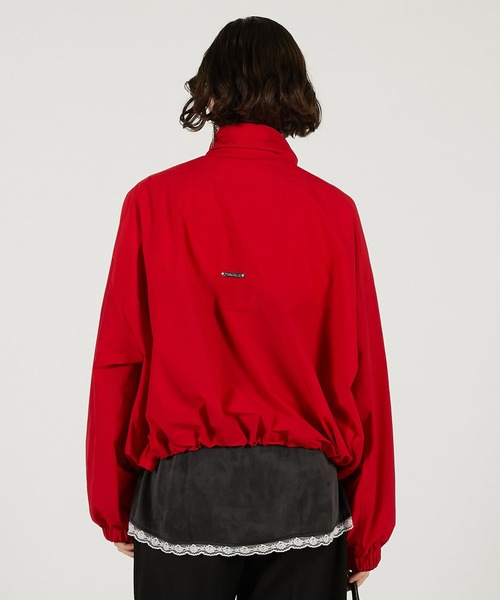 PRANK PROJECT（プランクプロジェクト）の「【2026Spring Pre-Order】ライトタフタトラックブルゾン / Light Taffeta Track Blouson（ブルゾン・レディース・ブラック/アイボリー/レッド・FREE）」の13枚目の写真