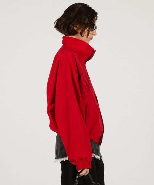 PRANK PROJECT（プランクプロジェクト）の「【2026Spring Pre-Order】ライトタフタトラックブルゾン / Light Taffeta Track Blouson（ブルゾン・レディース・ブラック/アイボリー/レッド・FREE）」の14枚目の写真