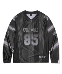 crump（クランプ）の「Culture Football Satin Jersey [Black]（Tシャツ/カットソー）」