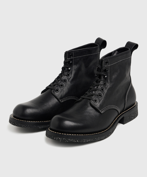 LOSTGARDEN(ロストガーデン)の「UNIFORM Work Boots Black(ブーツ・メンズ・その他・41.5/43.5/40/41/42/43/40.5/42.5/44)」の1枚目の写真