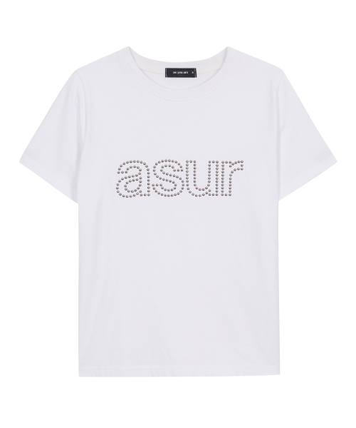 as you are(アズユーアー)の「AU ホットフィックスルーズクロップTシャツ ホワイト(Tシャツ/カットソー・レディース・その他・SMALL/MEDIUM)」の4枚目の写真