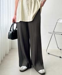 GeeRA（ジーラ）の「【-10cmカット可能◎】S-3Lサイズ展開 セルフカットセミワイドプリーツイージーパンツ（その他パンツ）」