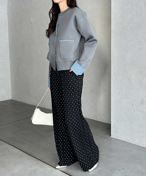 GeeRA(ジーラ)の「【-10㎝カット可能◎】S~3Lサイズ展開/セルフカットセミワイドプリーツイージーパンツ(その他パンツ・レディース・ドット/ベージュ/レオパード/ブラック・XX-LARGE/X-LARGE/LARGE/MEDIUM/SMALL)」の20枚目の写真