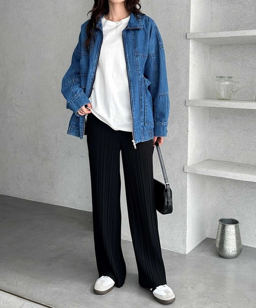 GeeRA(ジーラ)の「【-10㎝カット可能◎】S~3Lサイズ展開/セルフカットセミワイドプリーツイージーパンツ(その他パンツ・レディース・ドット/ベージュ/レオパード/ブラック・XX-LARGE/X-LARGE/LARGE/MEDIUM/SMALL)」の8枚目の写真